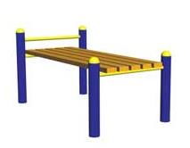 寶雞休閑健身器材公園健身器材仰臥起坐平臺(tái)